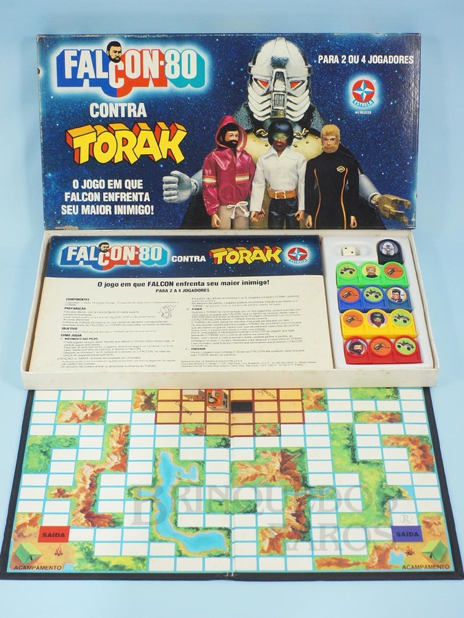 Brinquedos Raros - Jogo Falcon 80 contra Torak Ano 1982