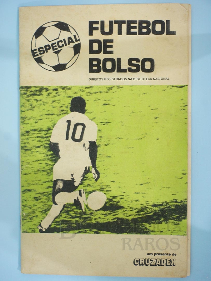 Brinquedo antigo Jogo Livreto Futebol de Bolso Década de 1970