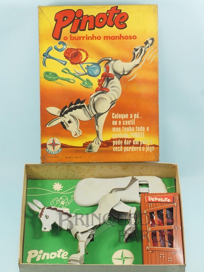 Brinquedos Raros - Jogo Pinote o Burrinho Manhoso Primeira Série Ano 1974