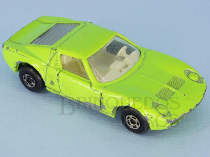Brinquedo antigo Lamborghini Miura Superfast verde Brazilian Matchbox Inbrima 1970
