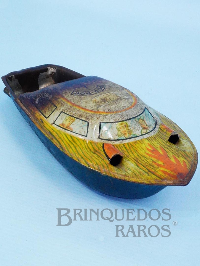 Brinquedo antigo Lancha Pop Pop original Ano 1968 a 1970
