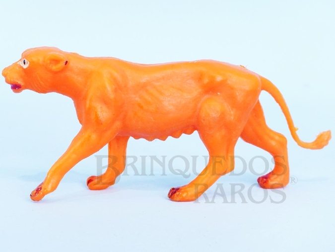 Brinquedo antigo Leoa Série Zoológico Década de 1960