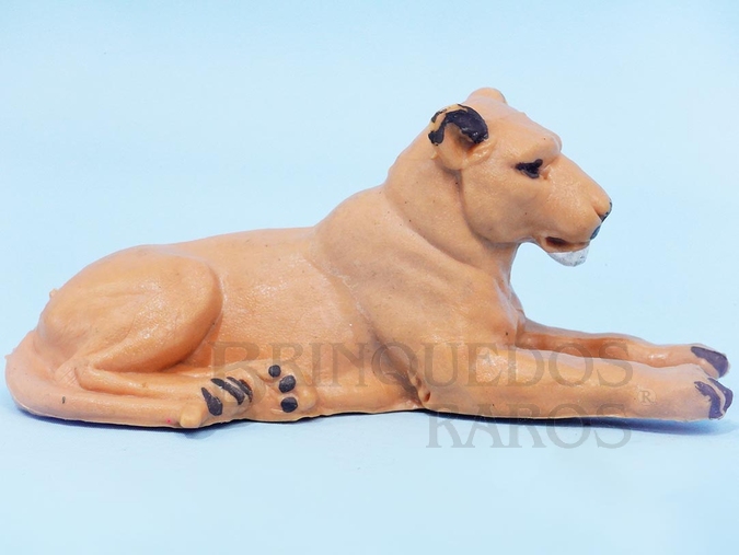 Brinquedo antigo Leoa Zoo Série Década de 1970