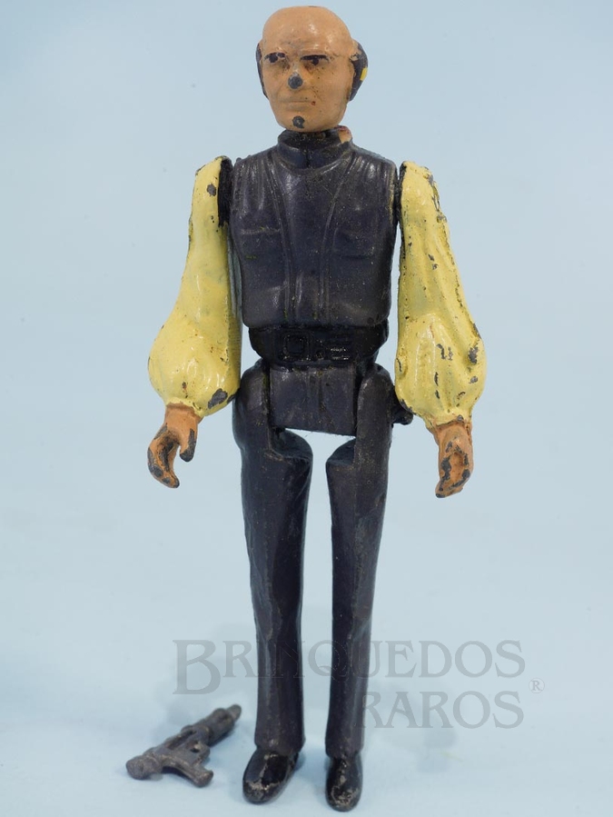 Brinquedo antigo Lobot completo com Arma 10,00 cm de altura Série Aventura na Galáxia Guerra nas Estrelas Star Wars Ano 1983