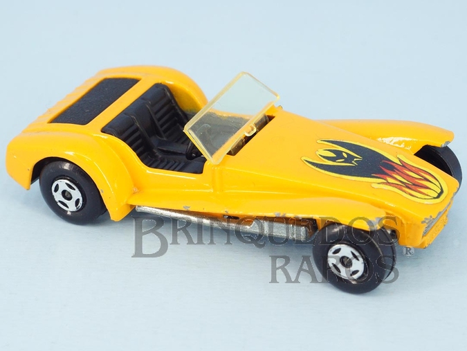 Brinquedo antigo Lotus Super Seven Superfast laranja