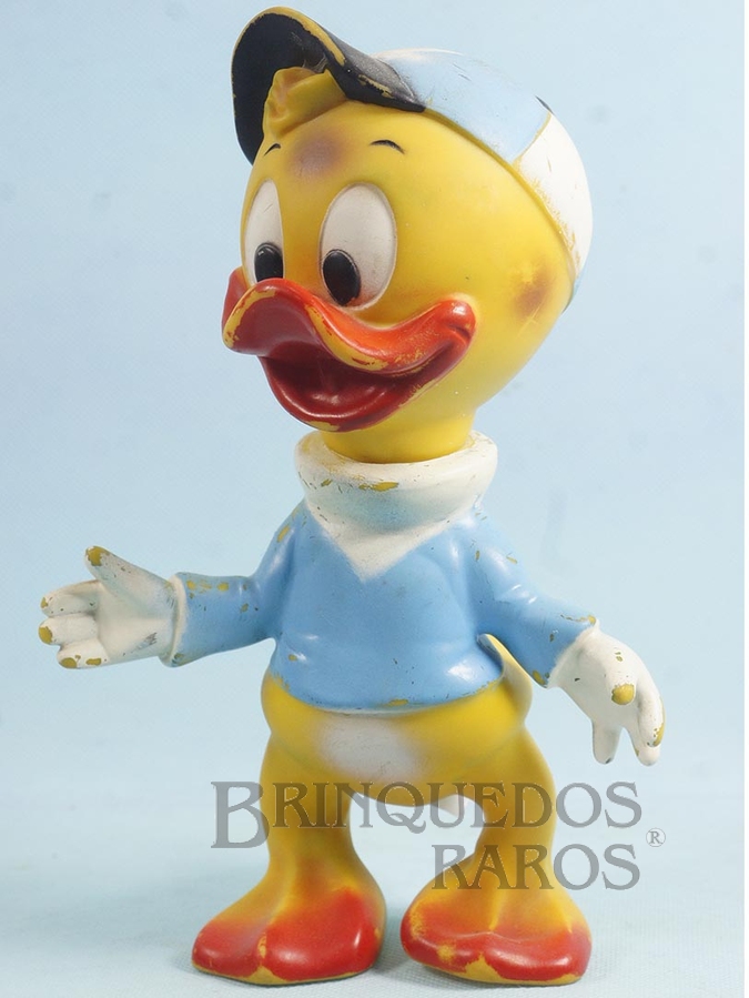 Brinquedo antigo Luizinho sobrinho do Pato Donald com 26,00 cm de altura Walt Disney Ano 1964