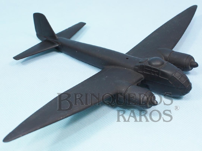 Brinquedo antigo Maquete do Avião Bombardeiro Noturo Junkers JU188 com 30,00 cm de envergadura utilizada para treinamento de Pilotos da RAF e da população em geral Ano 1944