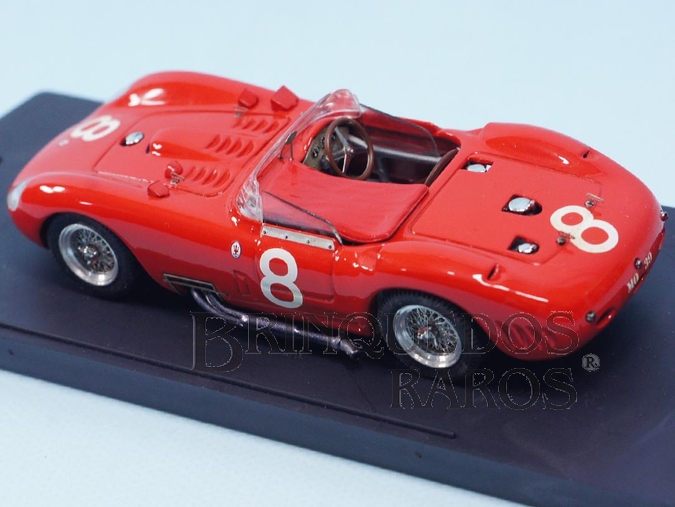 Brinquedo antigo Maserati 450 S G.P. Suécia 1957 modelo hiper detalhado Década de 1990
