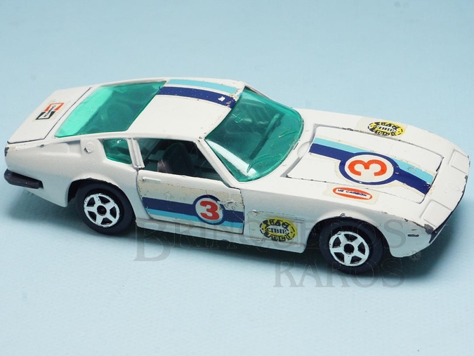 Brinquedo antigo Maserati Ghibli Rallye Norev brésilienne Década de 1970 