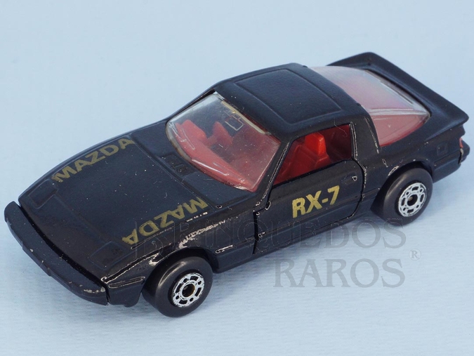 Brinquedo antigo Mazda RX 7 Superfast preto Brazilian Matchbox Inbrima 1970
