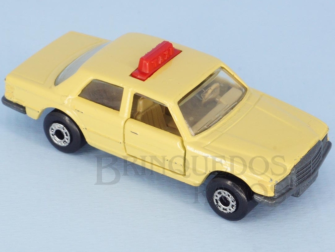 Brinquedo antigo Mercedes Benz 450 SEL Taxi Superfast