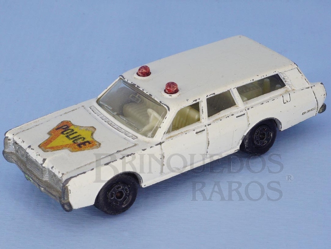 Brinquedo antigo Mercury Commuter Police Car Superfast