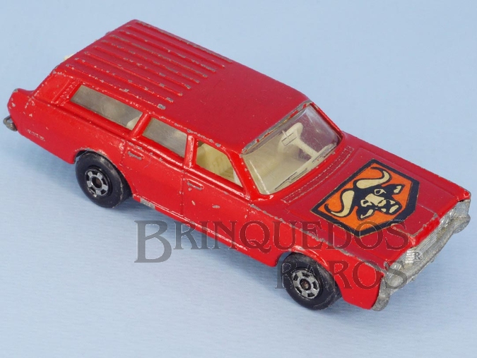 Brinquedo antigo Mercury Commuter Superfast cow head label