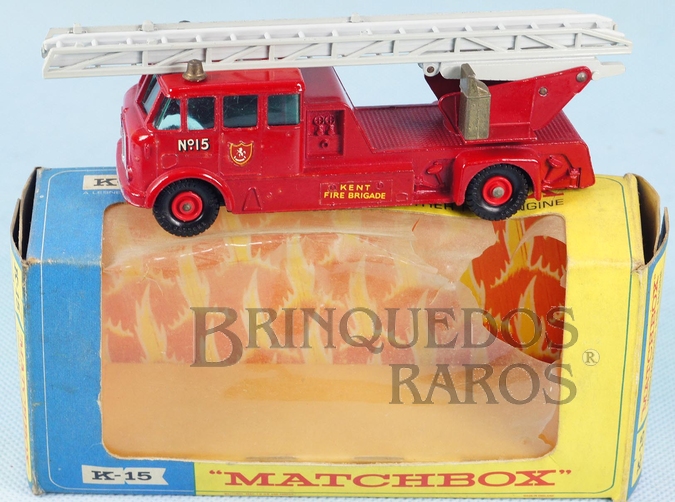 Brinquedo antigo Merryweather Fire Engine Série King Size Década de 1960