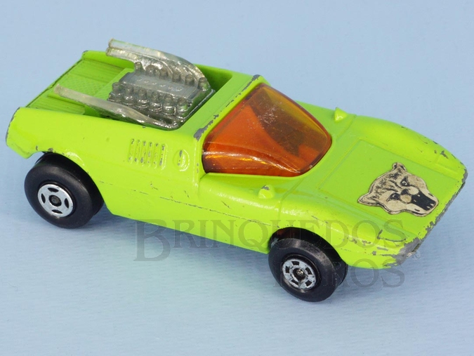 Brinquedo antigo Mod Rod verde Brazilian Matchbox Superfast Brazilian Matchbox Inbrima 1970