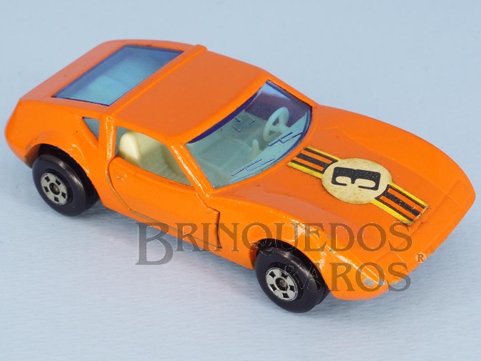 Brinquedo antigo Monteverdi Hai Superfast laranja 3 label 