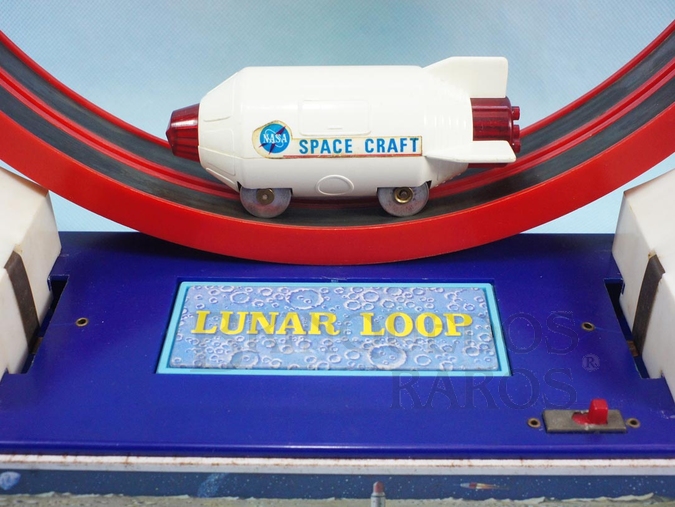 Brinquedo antigo Nave espacial com 11,00 cm de comprimento Nasa Lunar Loop Década de 1970