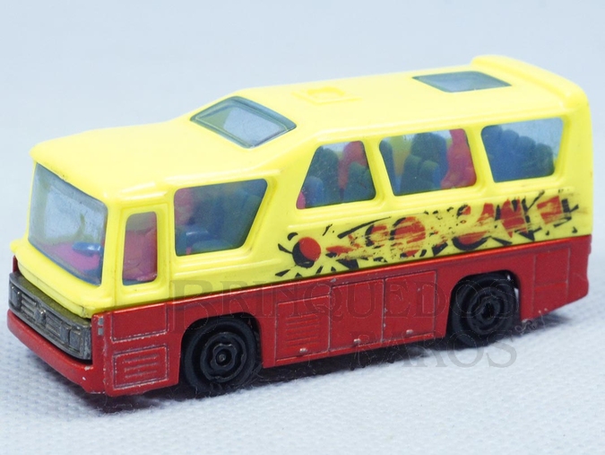 Brinquedo antigo Ônibus Minibus Majorette Brésilien Kiko Década de 1980 
