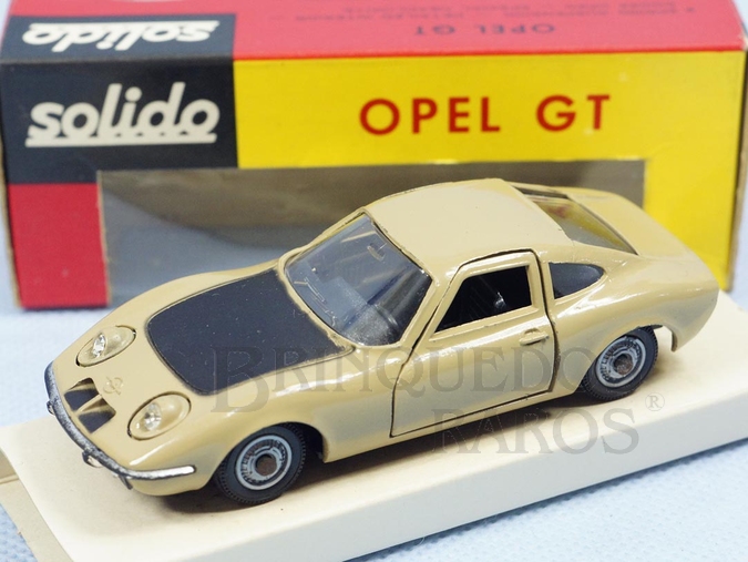 Brinquedo antigo Opel GT camurça Fabricado pela Brosol Solido brésilienne Datado 2-1969