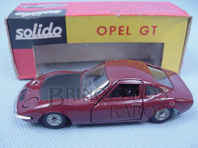 Brinquedo antigo Opel GT marrom Fabricado pela Brosol Solido brésilienne Datado 2-1969