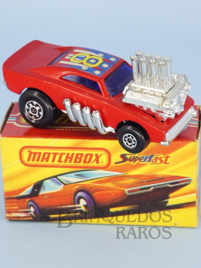 Brinquedo antigo Pi Eyed Piper Superfast Brazilian Matchbox Inbrima 1970