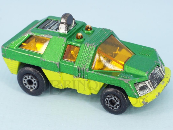Brinquedo antigo Planet Scout Superfast verde metálico