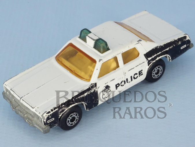 Brinquedo antigo Plymouth Gran Fury Police Car Superfast
