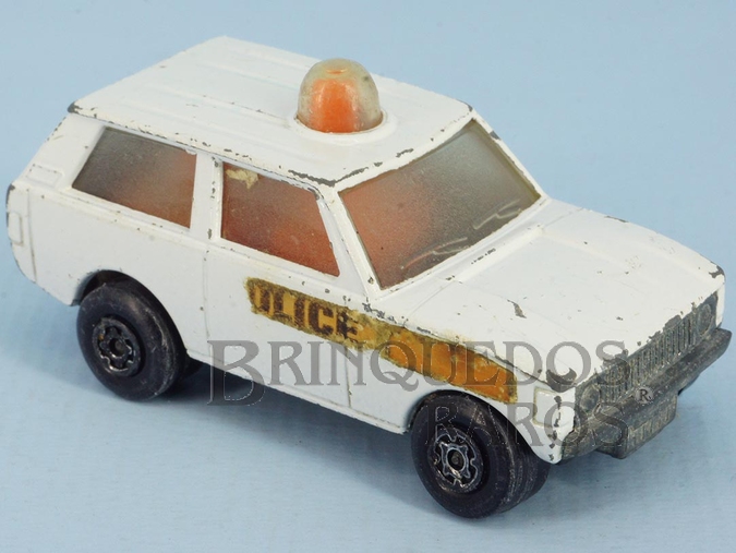 Brinquedo antigo Police Patrol Rola-Matics orange interior
