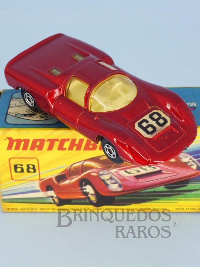 Brinquedos Raros - Porsche 910 Superfast vermelho metálico