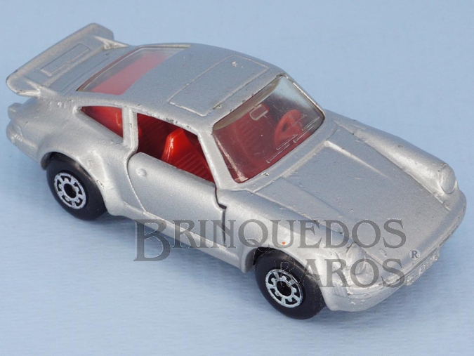 Brinquedo antigo Porsche Turbo Superfast prata