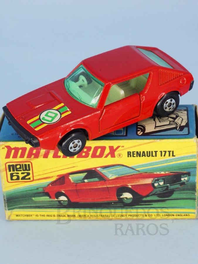Brinquedo antigo Renault 17 TL Superfast 6 Label