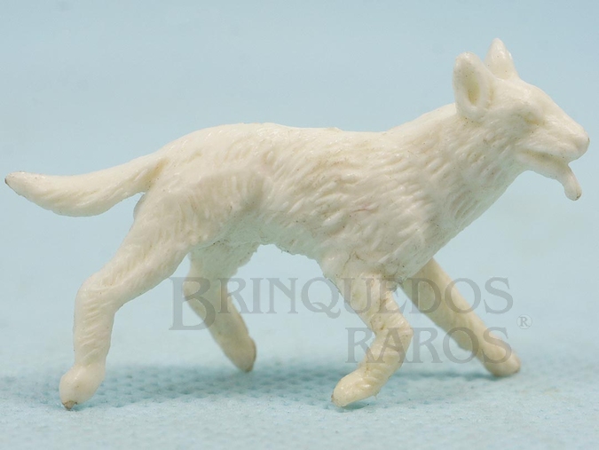 Brinquedo antigo Rin Tin Tin Forte Apache Casablanca numerado 13 branco