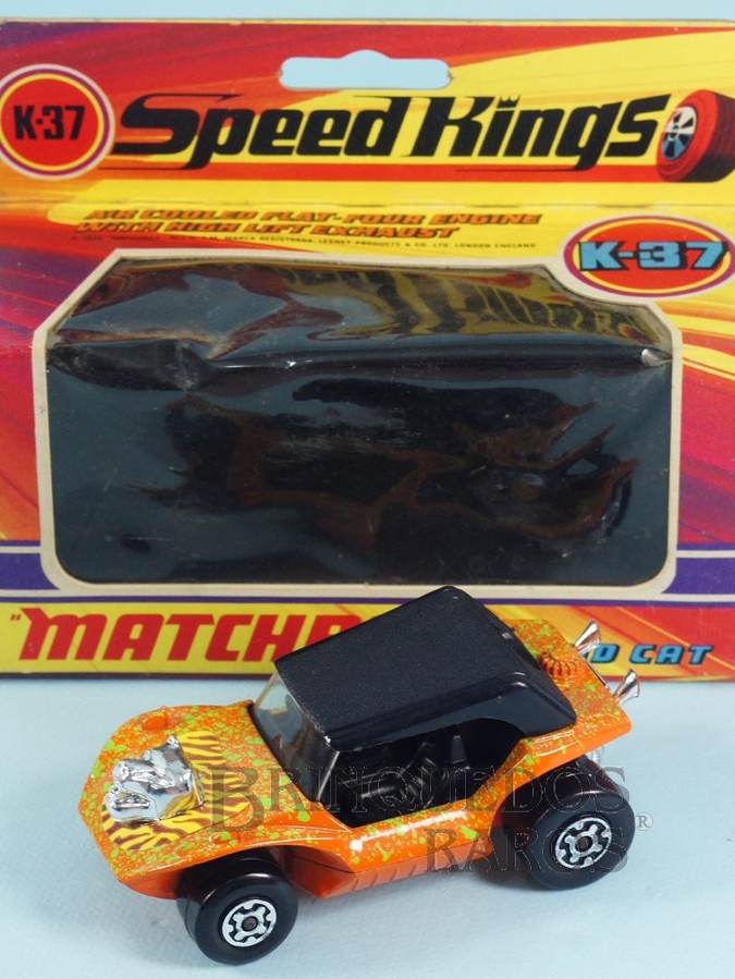 Brinquedo antigo Sand Cat Série Speed Kings Década de 1970