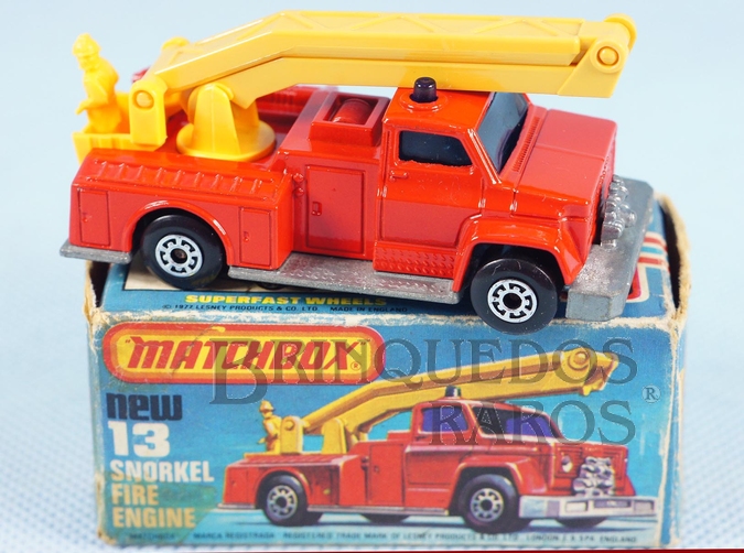 Brinquedo antigo Snorkel Fire Engine Superfast