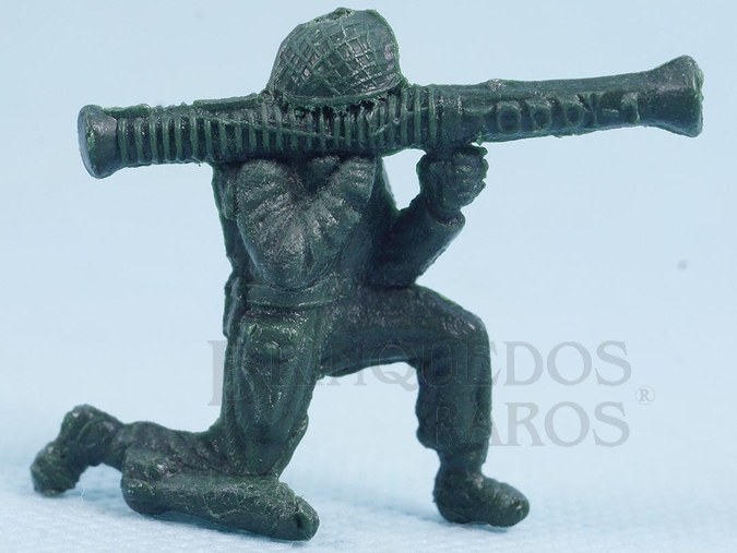 Brinquedo antigo Soldado Toddy ajoelhado com Bazuca Numerado 1