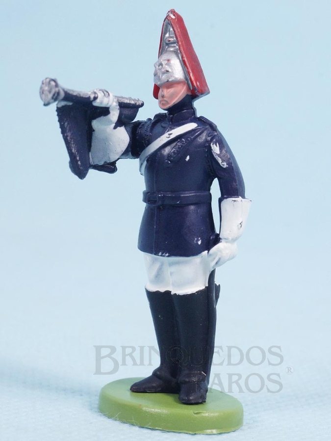 Brinquedo antigo Soldado Lifeguard a pé com Clarim Década de 1970