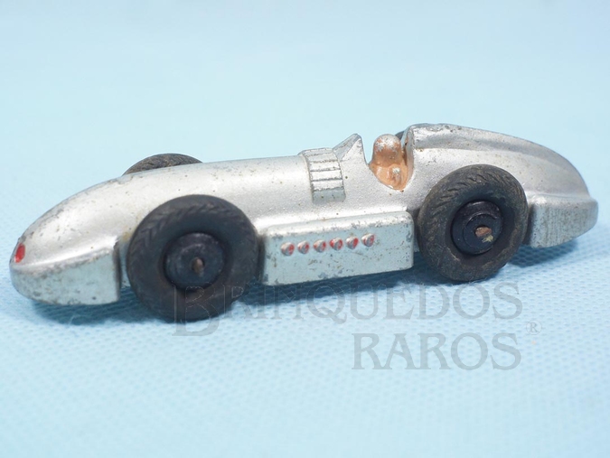 Brinquedo antigo Speed of the Wind Racing Car prateado Ano 1936 a 1940 