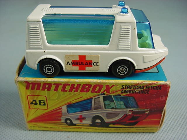 Brinquedo antigo Stretcha Fetcha Ambulance Superfast