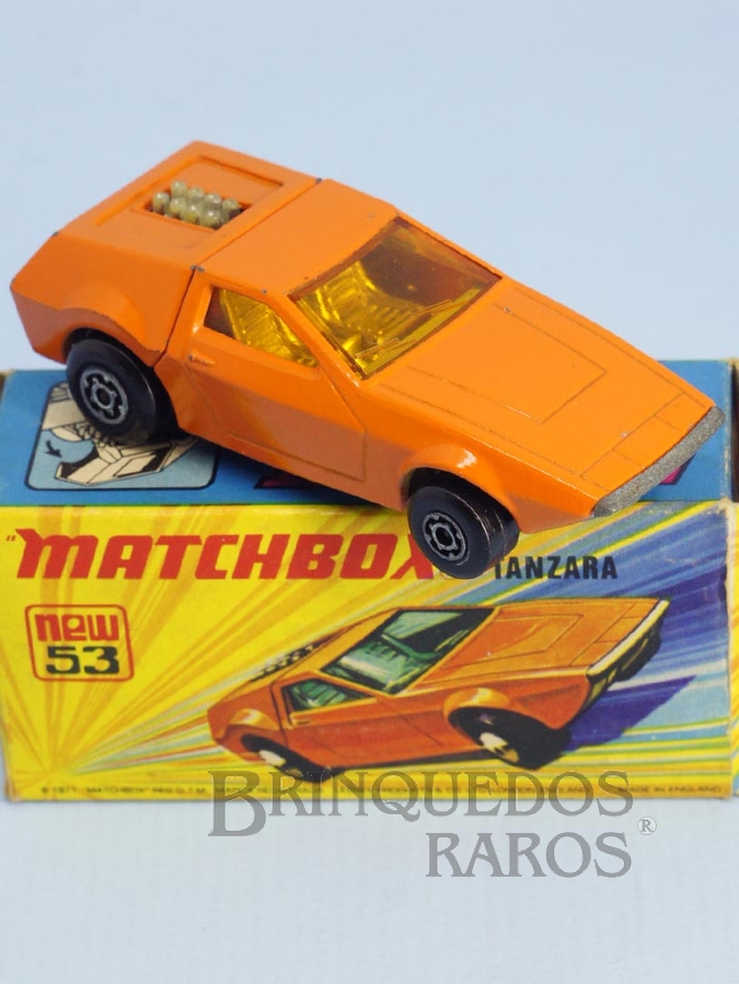 Brinquedo antigo Tanzara Superfast laranja