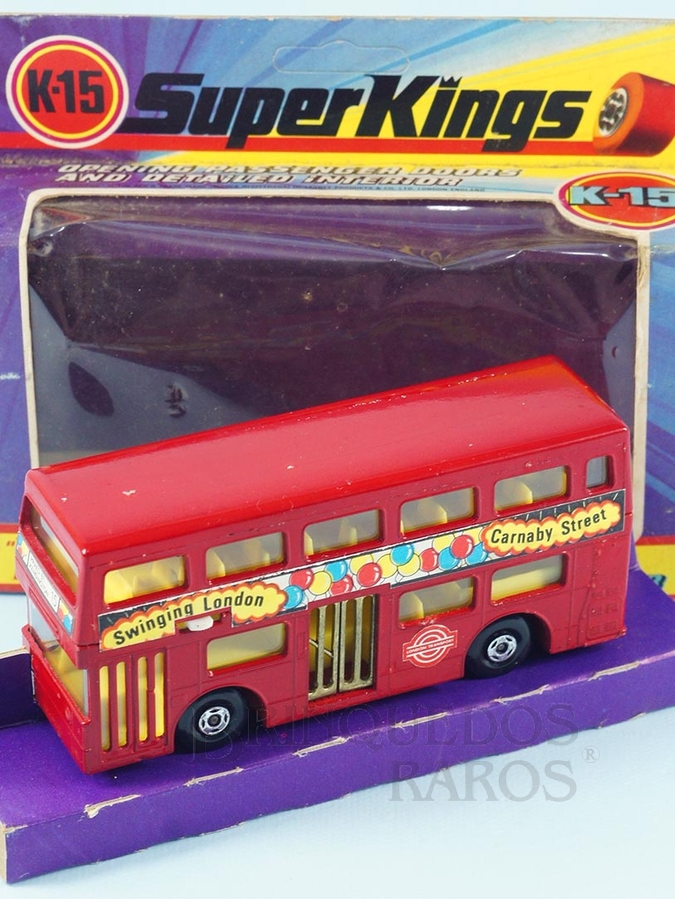 Brinquedo antigo The Londoner Série Super Kings Década de 1970