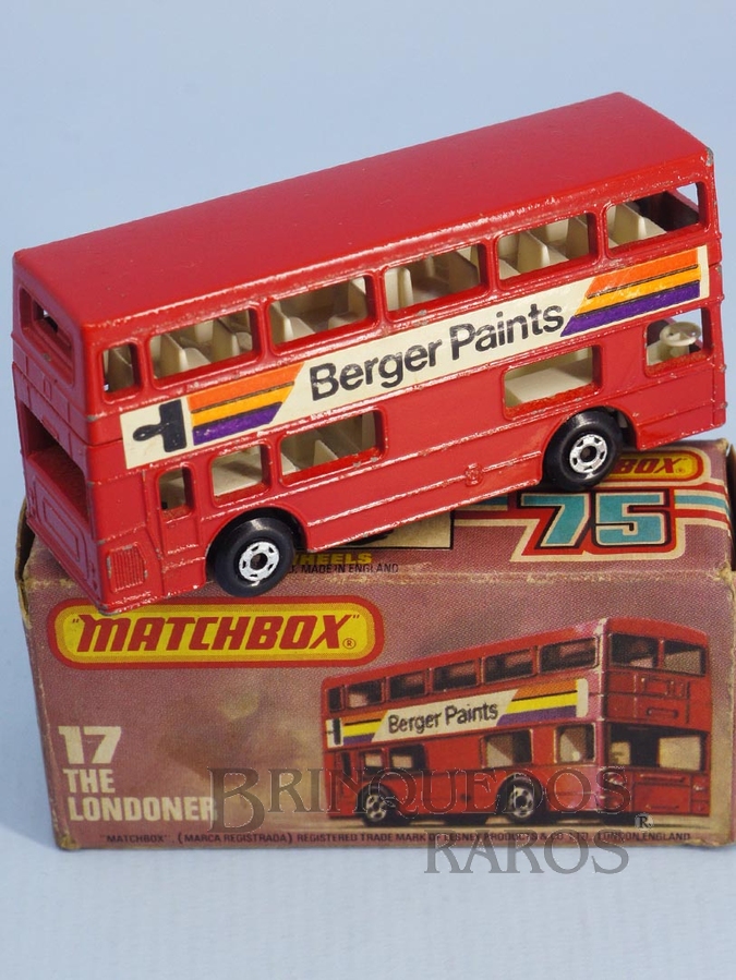 Brinquedo antigo The Londoner Superfast Berger Paints