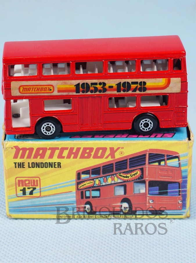 Brinquedo antigo The Londoner Superfast Matchbox 1953-1978