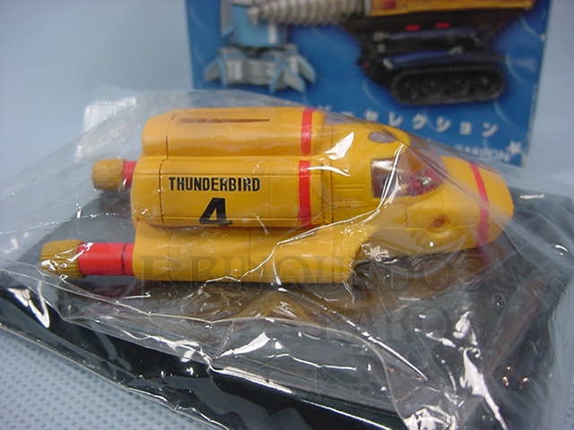 Brinquedo antigo Veículo Thunderbids FAB 4 com 8,00 cm de comprimento Década de 1990