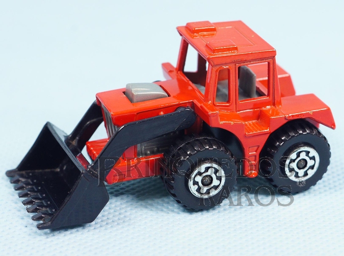 Brinquedo antigo Tractor Shovel Superfast laranja