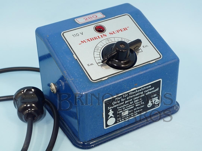 Brinquedo antigo Transformador 280 Corrente Alternada 110 volts Década de 1960