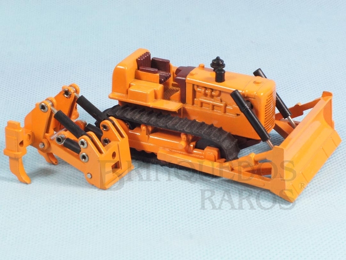 Brinquedo antigo Trator de Esteiras com 12,00 cm de comprimento Série Mini Power Década de 1980