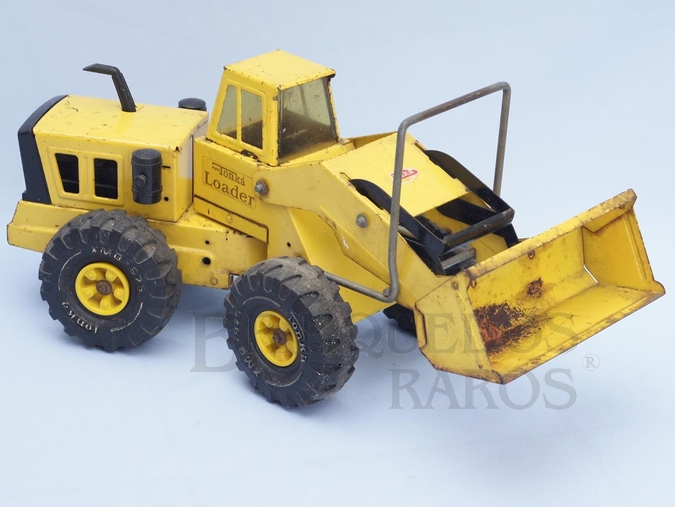 Brinquedo antigo Trator Pá Carregadora Tonka Loader com 54,00 cm de comprimento Década de 1970