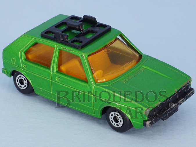 Brinquedo antigo Volkswagen Golf Superfast verde