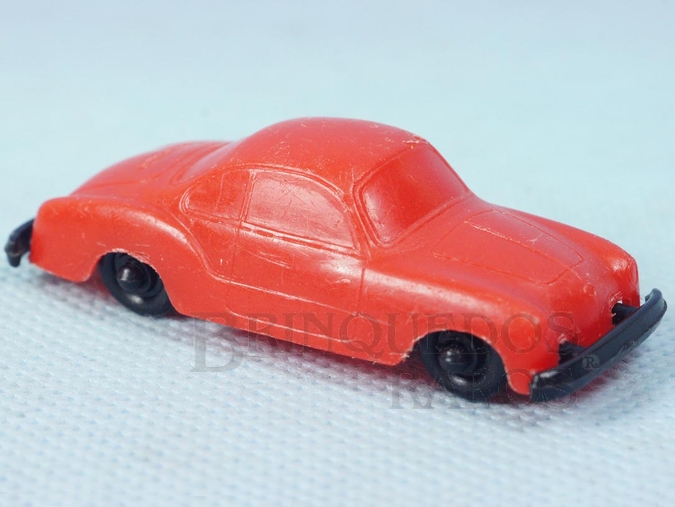 Brinquedo antigo Volkswagen Karmann Ghia com 6,00 cm de comprimento brinde Toddy autentico Chassi Trol Toddy Década de 1960