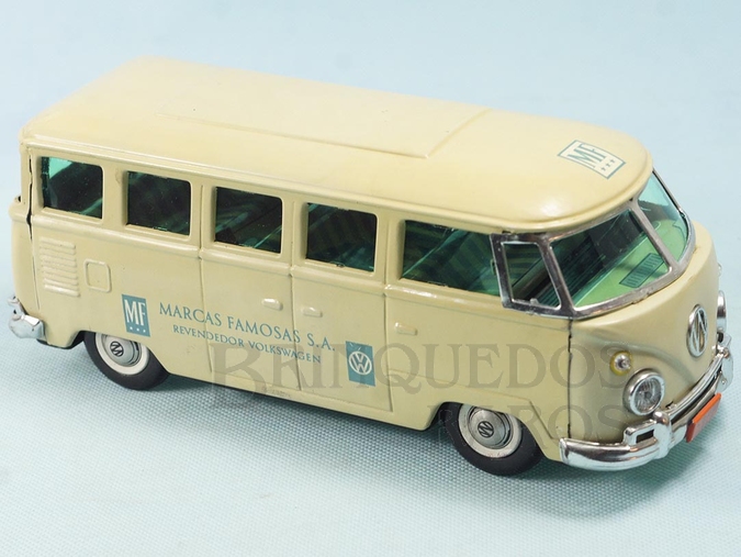 Brinquedo antigo Volkswagen Kombi com 25,00 cm de comprimento brinde Marcas Famosas Ano 1968
